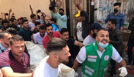 غزة : شهيدان وجرحى بقصف الاحتلال لشقة سكنية